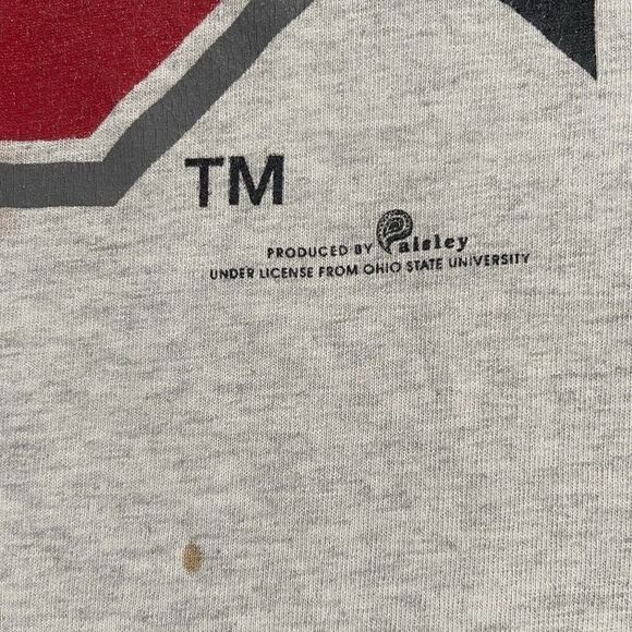 Vintage Jerzees Ohio State Buckeyes T-Shirt NCAA College Men’s Size XL Gray‎ - Picture 3 of 9